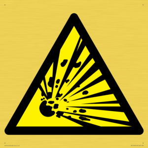 Warning Symbol: Explosive material